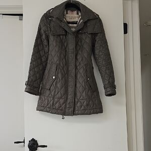 Burberry Quilted Jacket - Olive Green